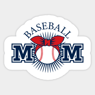 Baseball Mom Life Sticker